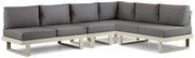 Hoek loungeset 6 personen Aluminium Taupe  Lifestyle Garden Furniture Lorenzo