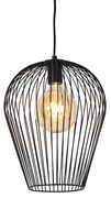 Design hanglamp zwart - Wire Ario Design E27 rond Binnenverlichting Lamp