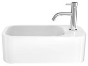 Crosswater Popolo Fontein 48x25x16cm 1 kraangat rechts wit glans WM4825SCW_RH