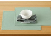 Set van 2 placemats in soepel gecoat katoen, Scénario