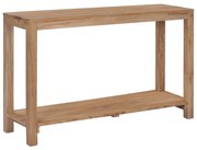 vidaXL Wandtafel 120x35x75 cm massief teakhout