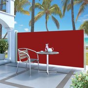 vidaXL Tuinscherm uittrekbaar 140x300 cm rood