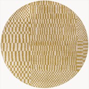 Rond in- & outdoor vloerkleed Berber, wasbaar