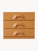 Nachtkastje Ginger oranje met lades