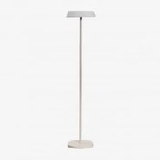 Draadloze Led-zonne-standlamp Van Polyethyleen En Ijzer Ulenia Tapioca Beige - Sklum