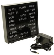 United Entertainment Woordklok LED Duits 16,5x17 cm