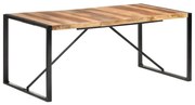 vidaXL Eettafel 180x90x75 cm massief hout met sheesham afwerking