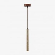 Led Hanglamp Van Natuurlijk Steen Davise Travertine - Sklum