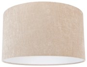 Stoffen lampenkap lichtbruin rond 35/35/20 Modern