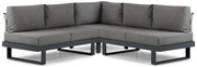 Hoek loungeset 5 personen Aluminium Grijs  Lifestyle Garden Furniture Lorenzo