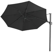 Platinum Challenger Zweefparasol T2 premium - 3,5 m. rond Faded black
