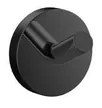 Emco Round Handdoekhaak - 4x4cm - enkel - zwart 437513300