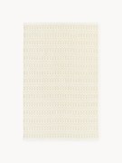 Handgeweven indoor & outdoor vloerkleed Rune met geometrisch patroon