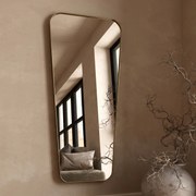 Kare Design Opera Messing Design Spiegel - 65x160cm