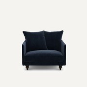 Fluwelen chenille fauteuil, Lazare