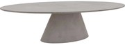 Goossens Eettafel Stone, Ovaal 300 x 120 cm