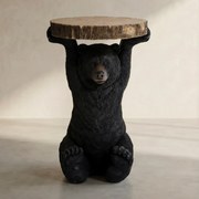 Kare Design Animal Bijzettafeltje Zwarte Beer - 40 X 40cm.