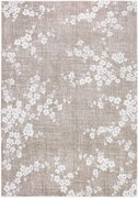 Wasbaar jacquard in- & outdoor vloerkleed Sakura