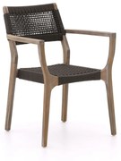 Dining tuinstoel |   ROUGH-L | Rope (touw) | Groen/Old Teak/Taupe | Stapelbaar | Kees Smit Tuinmeubelen