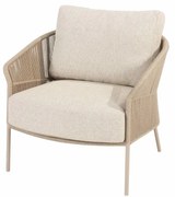 Taste by 4 Seasons Florence loungestoel latte Loungestoel taupe weerbestendig