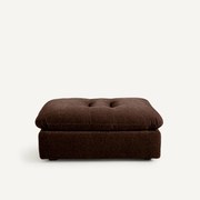 Verstelbare voetsteun van chenillefluweel, Giuliano