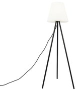 Moderne buitenlamp zwart met witte kap IP65 - Virginia Design E27 IP65 Buitenverlichting