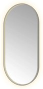 Hotbath &More Oval spiegel ovaal 60x120cm geborsteld gunmetal PVD