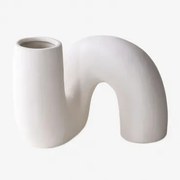 Mardig Keramische Vaas Wit - Sklum