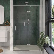 Ben Meteora draaideur rechts incl. antikalk 120x200 chroom