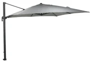 Garden Impressions Zweefparasol Hawaii Big Pole 350x350 - donker grijs - licht grijs