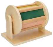 Spinning drum, hout, babyspeelgoed