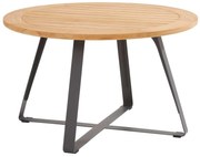 4 Seasons Outdoor Basso Teak Tuintafel Grijs