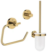 GROHE Essentials Toilet accessoireset 3-delig met toiletborstelhouder, handdoekhaak en toiletrolhouder zonder klep Cool sunrise sw99004/sw99028/sw99044/