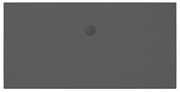 Xenz Flat Zero douchevloer - 180x90x4 - Acryl - ebony 6518-29