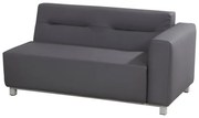 4 Seasons Outdoor | Chivas 2 seater left arm (showroommodel) zwart weerbestendig