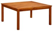 vidaXL Tuintafel 85x85x45 cm massief acaciahout