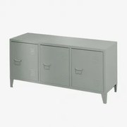 Pohpli Stalen Tv-kast 120x40 Cm Groen – Khaki - Sklum