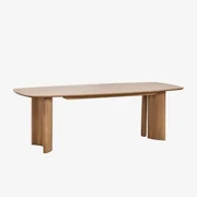 Rechthoekige Eettafel In Sidney Mangohout 240 X 100 Cm - Sklum