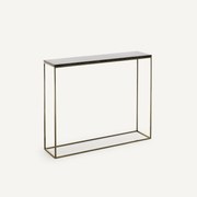 Console met verouderd messing effect/marmer, Mahaut