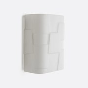 Wandlamp in opaline glas, PARTITIONE