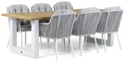 Tuinset 6 personen 240 cm Rope Wit Santika Furniture Santika