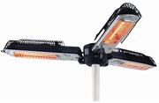 Sunred Parasolverwarming 2000 W halogeen zwart en zilver PH10