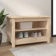 vidaXL Schoenenbank 70x38x45,5 cm massief grenenhout