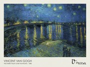 Kunstreproductie The Starry Night over the Rhone (1888), Vincent van Gogh