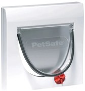 PetSafe Handmatig kattenluik met 4 standen en tunnel Classic 917 wit 5030