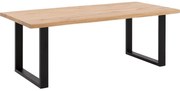 Goossens Eettafel Blade, Boomstamblad 220 x 100 cm 5 cm dik