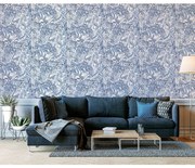 DUTCH WALLCOVERINGS Behang Liquid Marble blauw