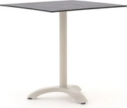Tuin eettafel Bellagio | Vierkant | Tuintafel Kunststof | 70x70cm | 2 personen | Kees Smit Tuinmeubelen