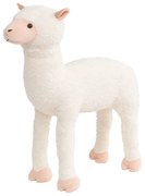 vidaXL Speelgoedalpaca staand XXL pluche wit