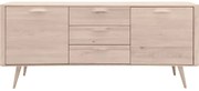 Goossens Dressoir Bjarte, 2 deuren 3 laden